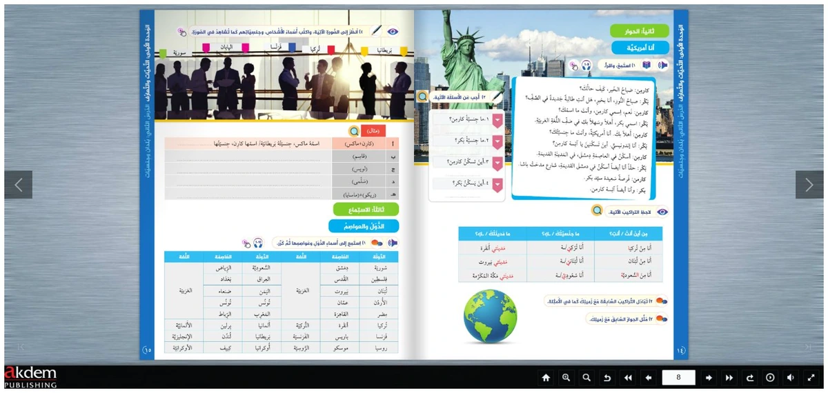 تطبيق اللوح الذكي · مفتاح العربية